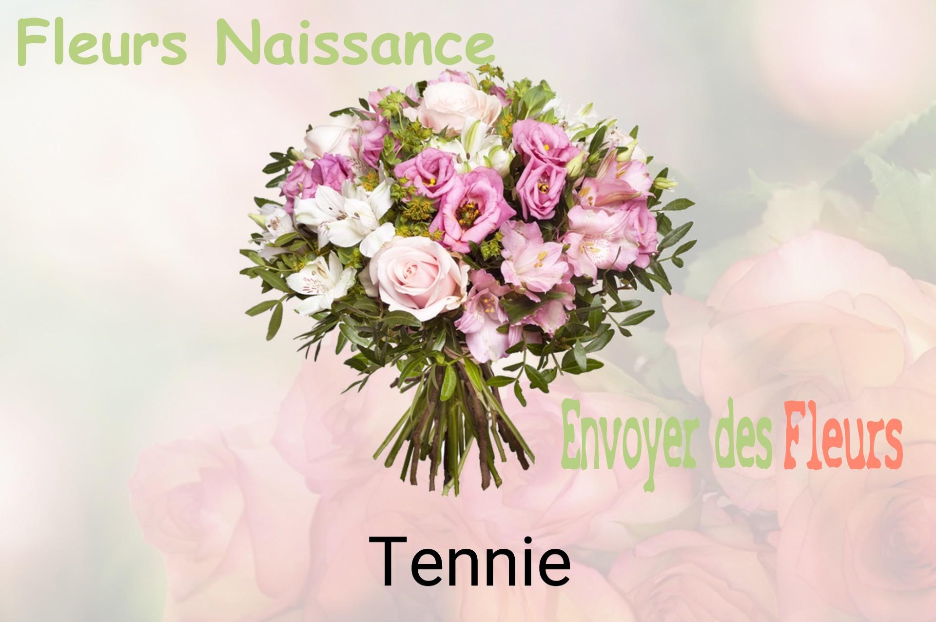 Bouquet de fleurs de naissance livré à Tennie